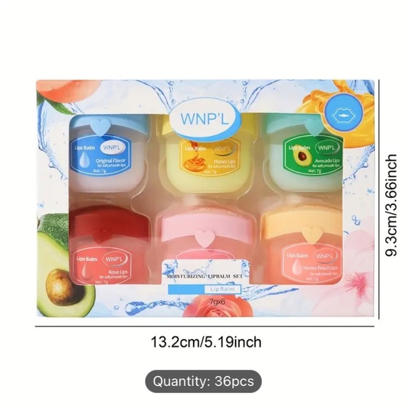 6Pcs Moisturizing Lip Balm Set. - Picture 6 of 10